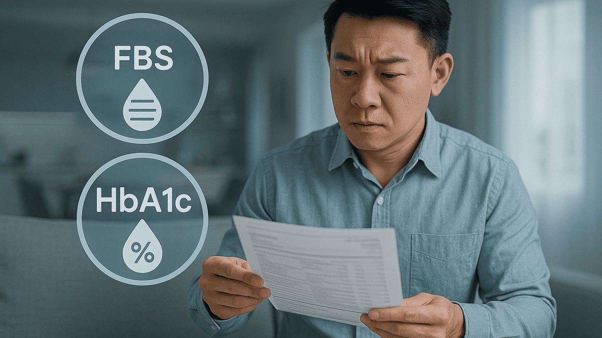 FBS 血糖値, 空腹時血糖, HbA1c 関係