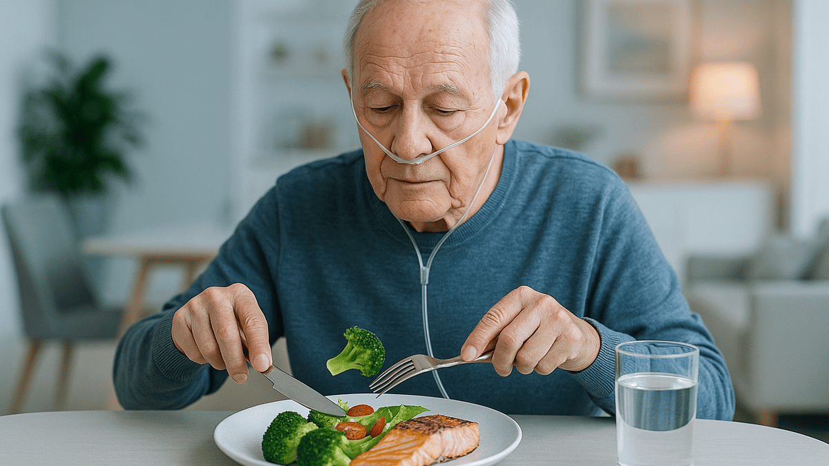 在宅酸素療法 食事, 呼吸不全 栄養, COPD 食事療法