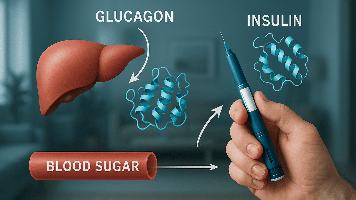 glucagon, 血糖管理, ホルモン作用