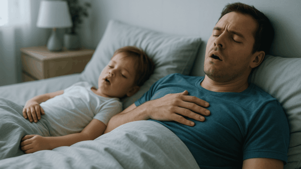 寝ている時に呼吸が荒い・早いのは病気のサイン？子供と大人、それぞれの原因と対処法