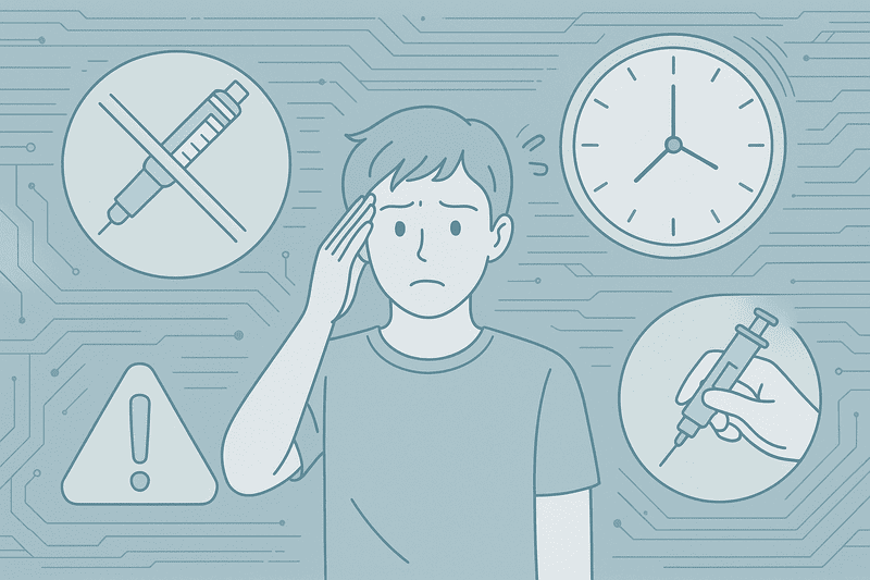 インスリン注射を打ち忘れたらどうする？やってはいけないNG対応と安全な対処法