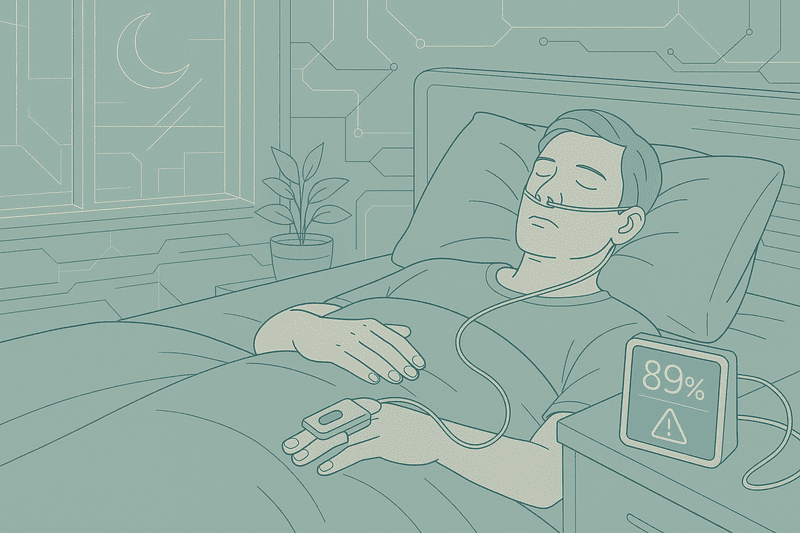 睡眠中の血中酸素濃度90%以下は危険信号？無呼吸症候群が引き起こすリスクと測定方法