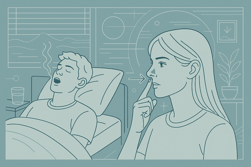 そのいびき、「口呼吸」が原因かも?危険な口呼吸を「鼻呼吸」に治す方法と対策