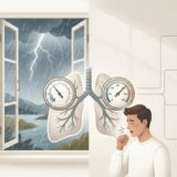 台風や雨の日に喘息が悪化するのはなぜ？気象病による咳の原因と対処法