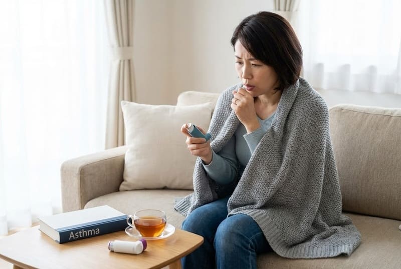 咳喘息でレルベアが効かない？咳が止まらない原因とフルティフォームへの変更