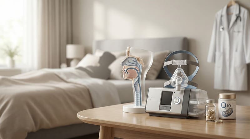 睡眠時無呼吸症候群に効くサプリはある？コエンザイムQ10などの効果と医学的な治療の位置づけ