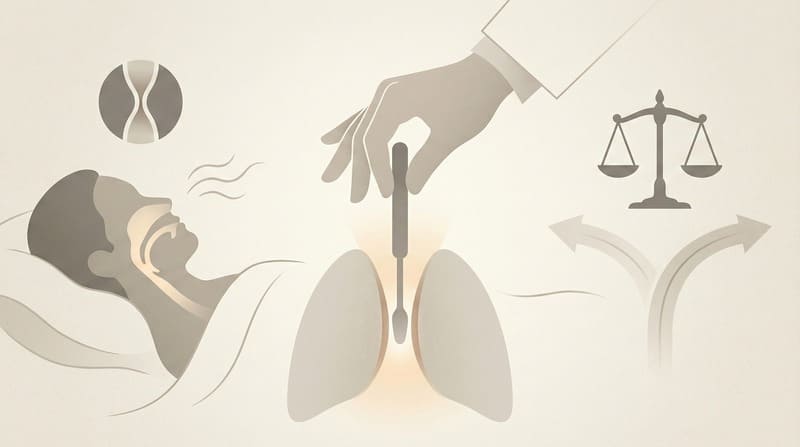 睡眠時無呼吸症候群の手術にリスクはある？痛み・後遺症・再発の可能性と、受ける前の注意点