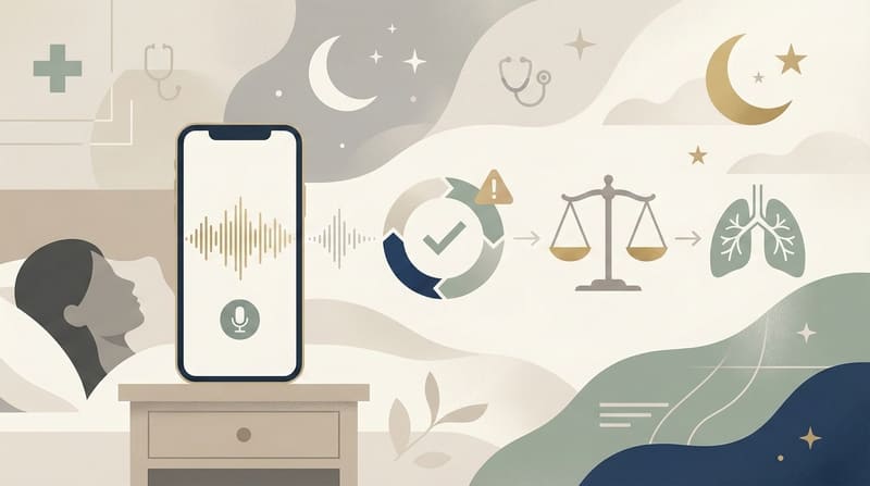 自分のいびきを今すぐチェック！録音アプリやセルフ診断でわかる重症度と危険サイン