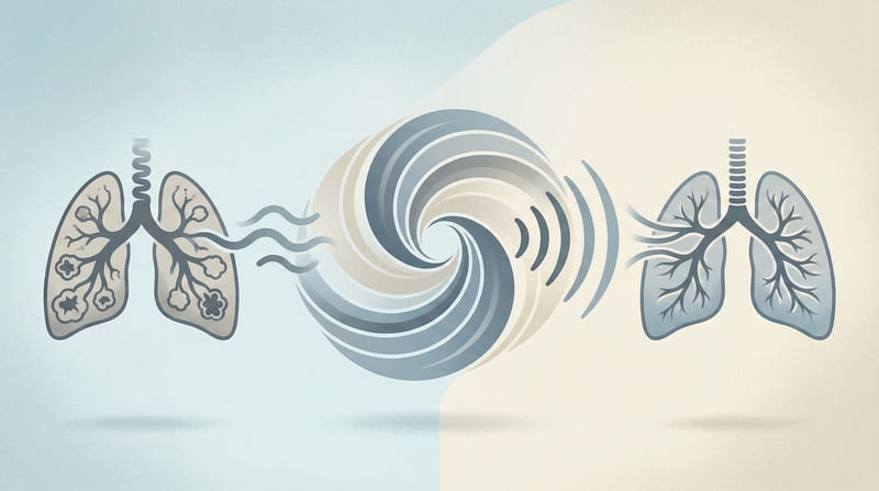 COPD(肺気腫)と気管支喘息の違いは?止まらない咳の特徴や合併症「ACOS」を解説