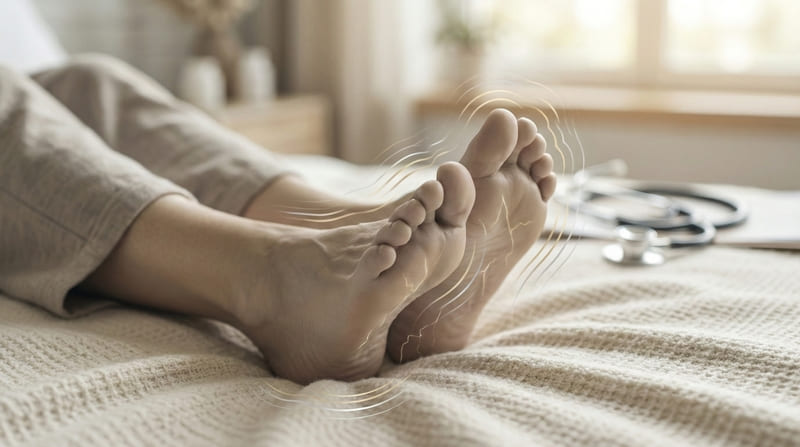 足の感覚がない・ピリピリする…糖尿病性神経障害のセルフチェックと早期発見