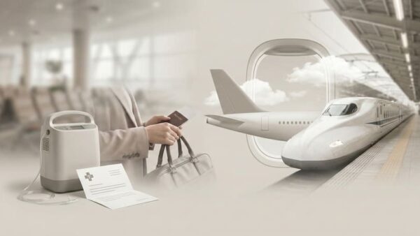 在宅酸素療法（HOT）での旅行ガイド｜飛行機・新幹線の搭乗手続きと診断書の準備