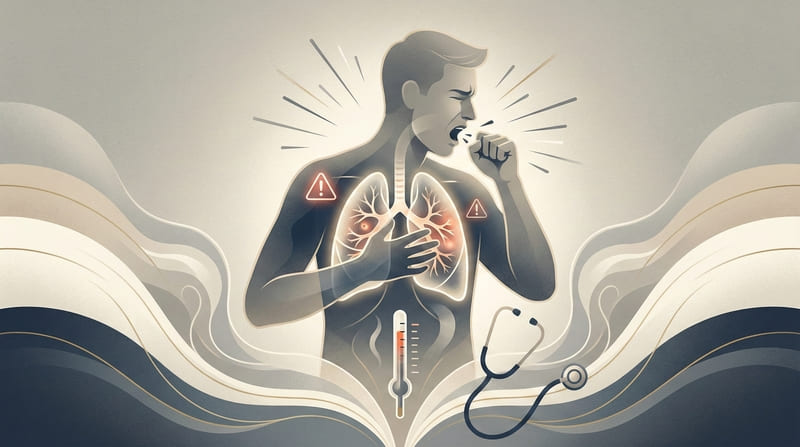 インフルエンザで咳がひどい・呼吸が苦しい時は要注意！気管支炎や肺炎併発のサイン