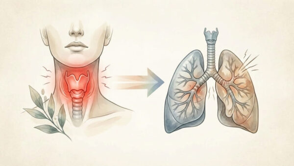 喉の痛み（咽頭炎）から咳が止まらない気管支炎へ｜移行する原因と悪化を防ぐ方法