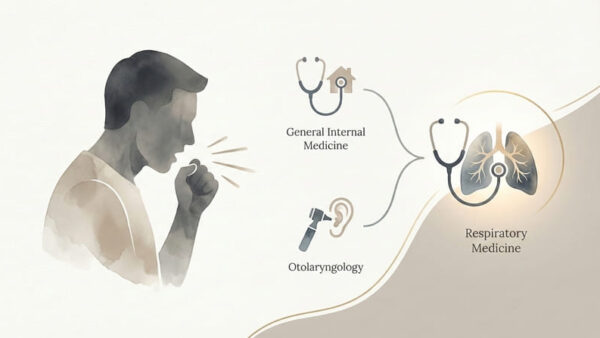 咳が止まらないなら「呼吸器内科専門医」へ。一般内科や耳鼻科との治療の違い