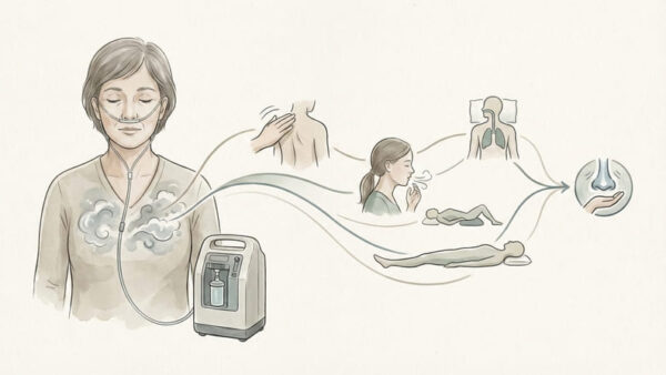 息苦しさの原因「痰（たん）」を上手に出す方法は？在宅酸素療法患者のための排痰テクニック