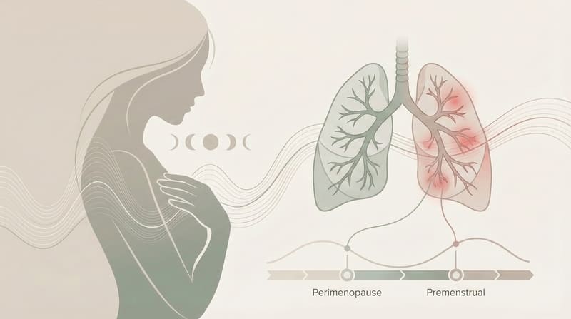 更年期や生理前に咳が悪化するのはなぜ？女性ホルモンと喘息の関係