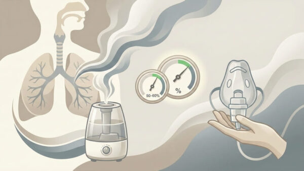 咳止めに加湿器は効果的？喘息を悪化させない正しい湿度の目安と注意点