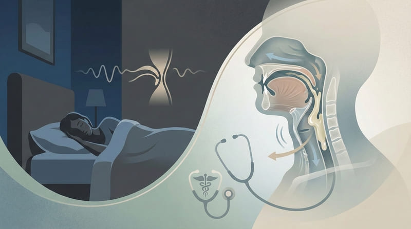 いびきに痰が絡むのはなぜ?喉の粘つきと無呼吸症候群の関係