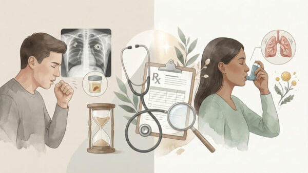 長引く咳は「結核」かも？初期症状の特徴と喘息との見分け方