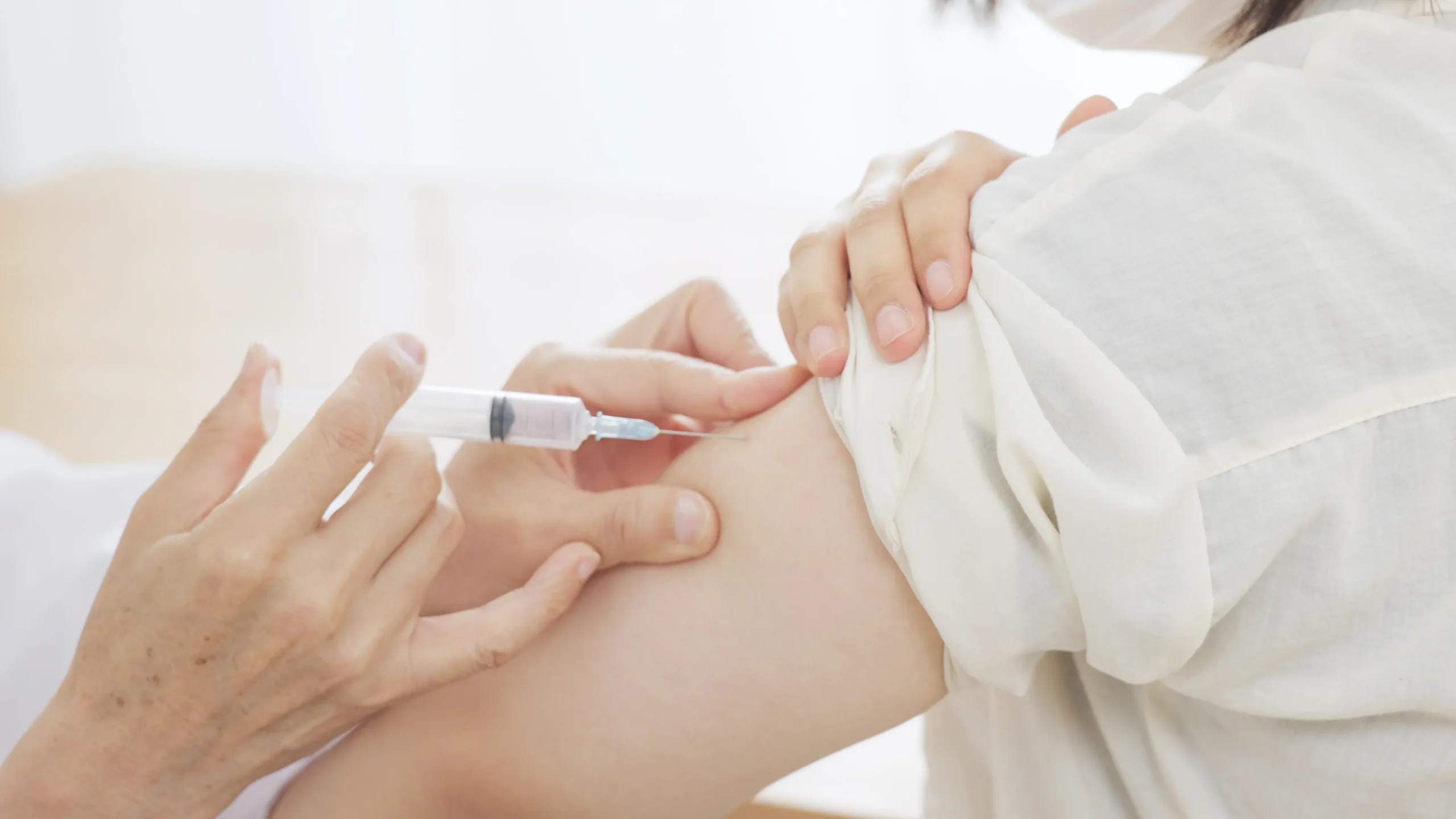 ワクチン接種の様子