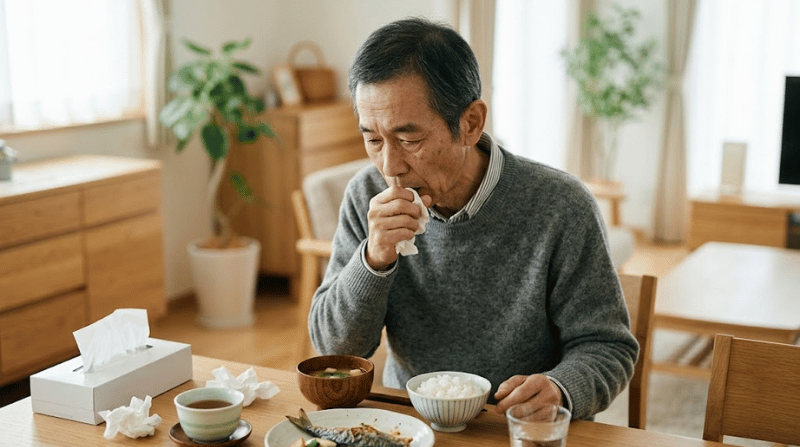 長引く咳で「食欲がない・痩せてきた」時は要注意！体力消耗のリスクと隠れた病気