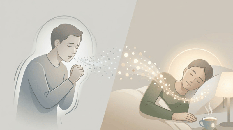 咳が止まらないと疲れる・体力が消耗するのはなぜ？咳の消費カロリーと疲労回復のコツ