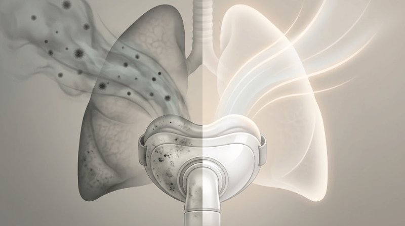 CPAPのお手入れサボっていませんか？不衛生なマスクが引き起こすカビと肺炎のリスク