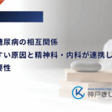 うつ病と糖尿病の相互関係｜併発しやすい原因と精神科・内科が連携した治療の重要性