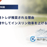 糖尿病に筋トレが推奨される理由｜筋肉量を増やしてインスリン効率を上げる