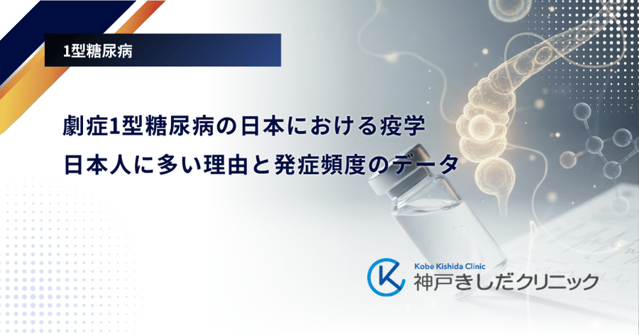 劇症1型糖尿病の日本における疫学｜日本人に多い理由と発症頻度のデータ