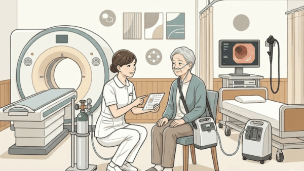 在宅酸素療法（HOT）中のMRI・胃カメラ検査はどうする？他科受診時の注意点と機器の持ち込み