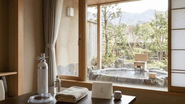 在宅酸素療法（HOT）でも温泉旅行は楽しめる？大浴場でのボンベ管理と注意すべき泉質