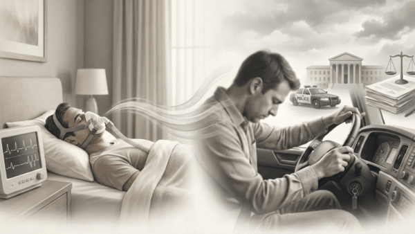 居眠り運転の元凶!SAS(睡眠時無呼吸症候群)と道路交通法・職業ドライバーの責任