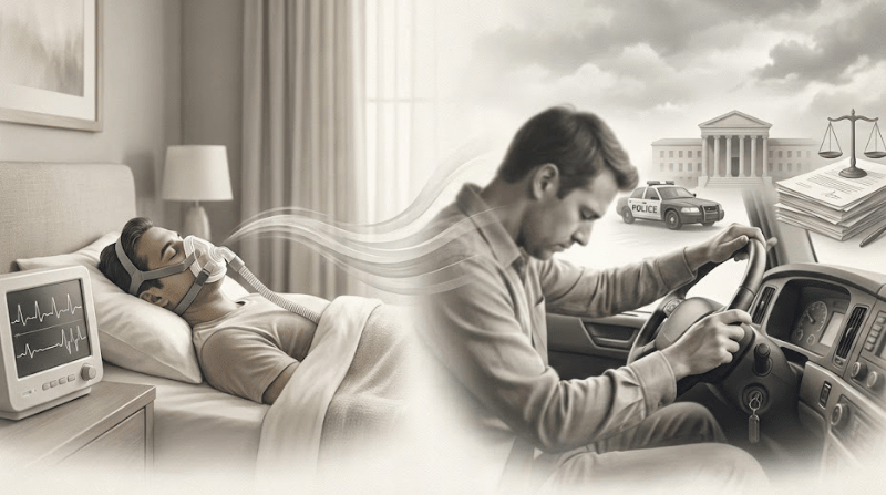 居眠り運転の元凶!SAS(睡眠時無呼吸症候群)と道路交通法・職業ドライバーの責任