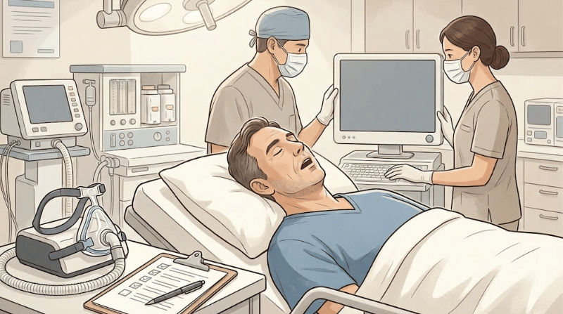 いびきをかく人は要注意！全身麻酔の手術時に無呼吸症候群が危険な理由と術前検査