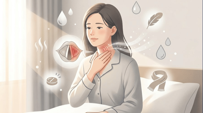 朝起きると「声が枯れる」「喉が痛い」のはいびきのせい?声帯へのダメージと正しいケア方法