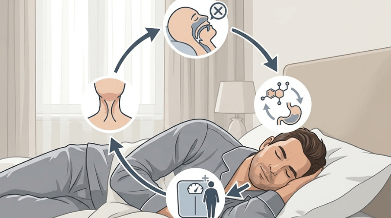 毎晩悪夢や金縛りを見るのは無呼吸のせい？睡眠中の酸欠が脳に与える影響