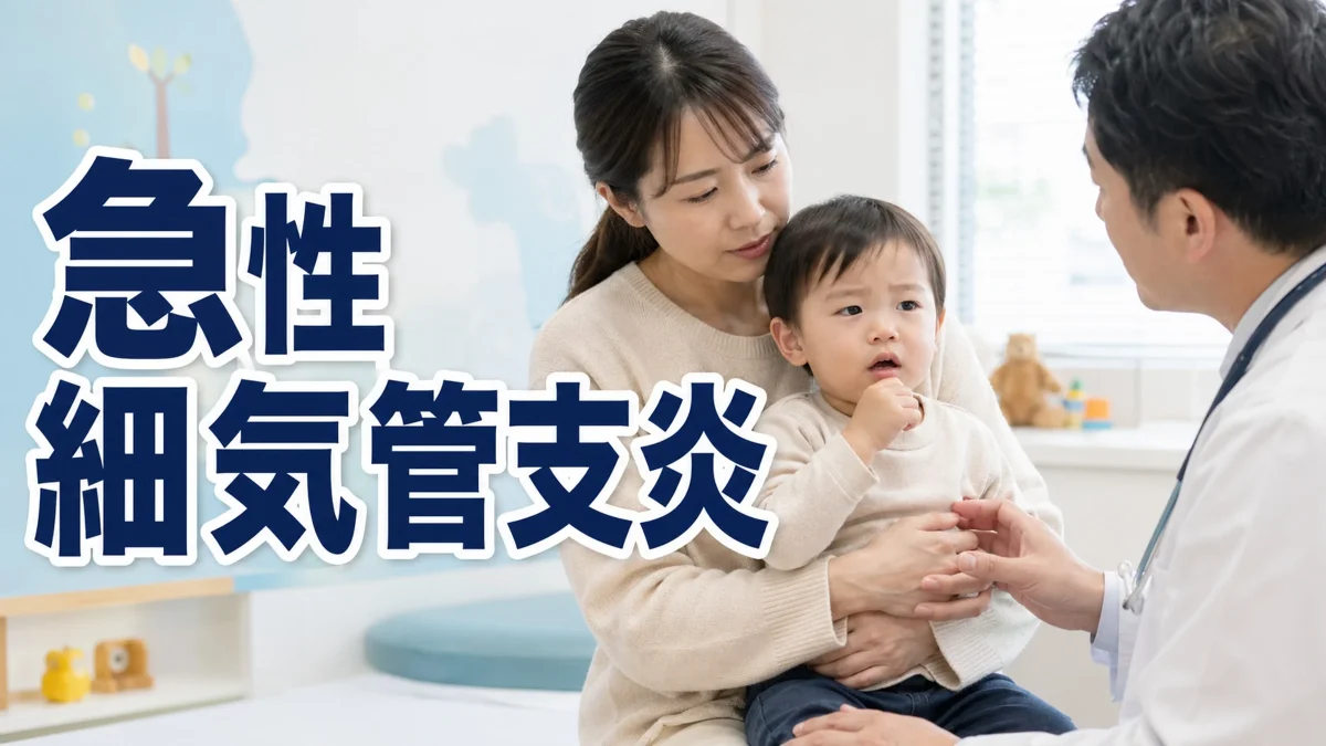 急性細気管支炎に関する医療記事のアイキャッチ画像