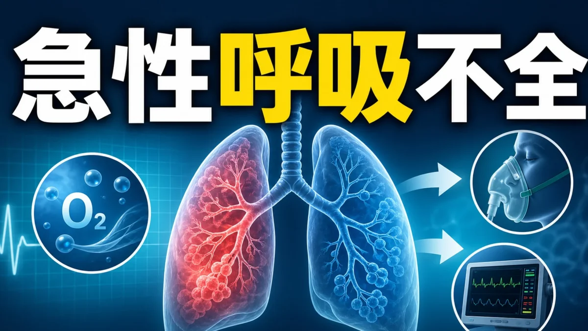 急性呼吸不全に関する医療記事のアイキャッチ画像