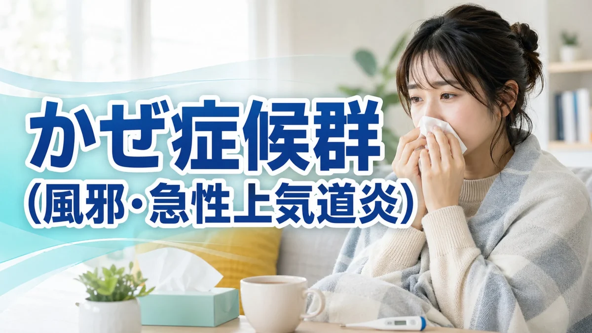 かぜ症候群（風邪・急性上気道炎）に関する医療記事のアイキャッチ画像
