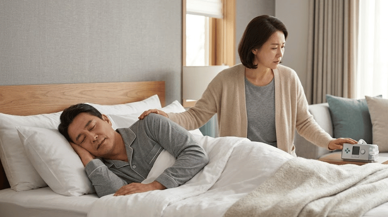睡眠時無呼吸症候群の人を見つけたら起こすべき?家族がすべき正しい対応