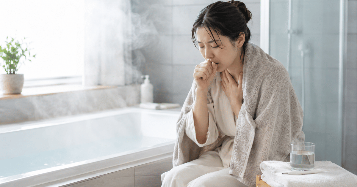 気管支炎の時にお風呂は入っていい?咳や熱がある時の入浴の注意点