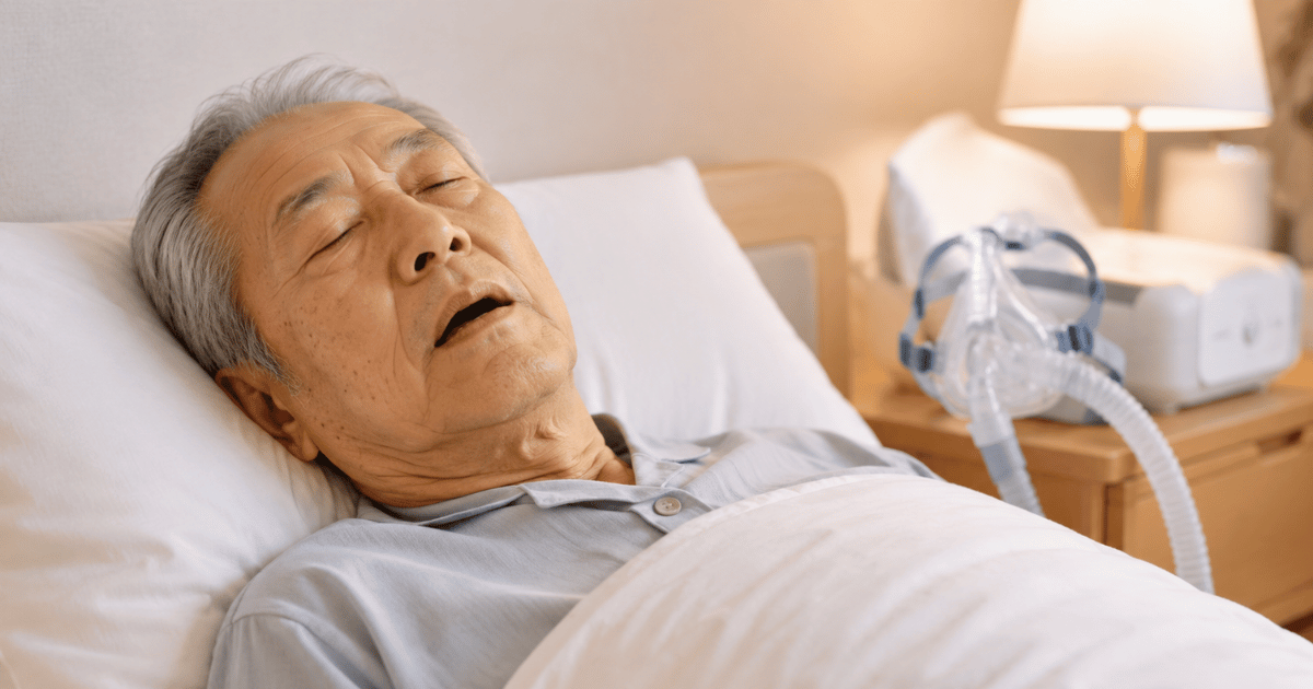 高齢者の睡眠時無呼吸症候群｜加齢で増える理由と見逃しやすい症状・治療の注意点