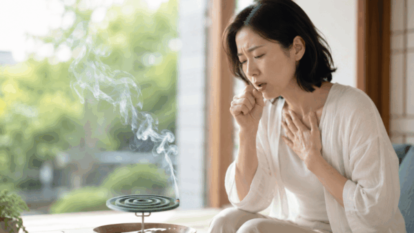 夏場は要注意!蚊取り線香の煙や成分で咳が止まらない・喘息が悪化する理由