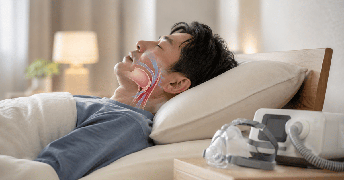 閉塞性睡眠時無呼吸症候群とは?原因・症状・治療法を分かりやすく解説
