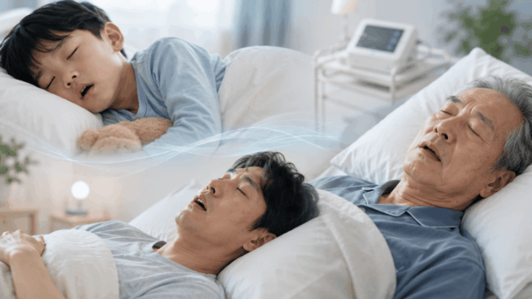 睡眠時無呼吸症候群は何歳からなる？子供から高齢者まで年代別の発症リスクと特徴