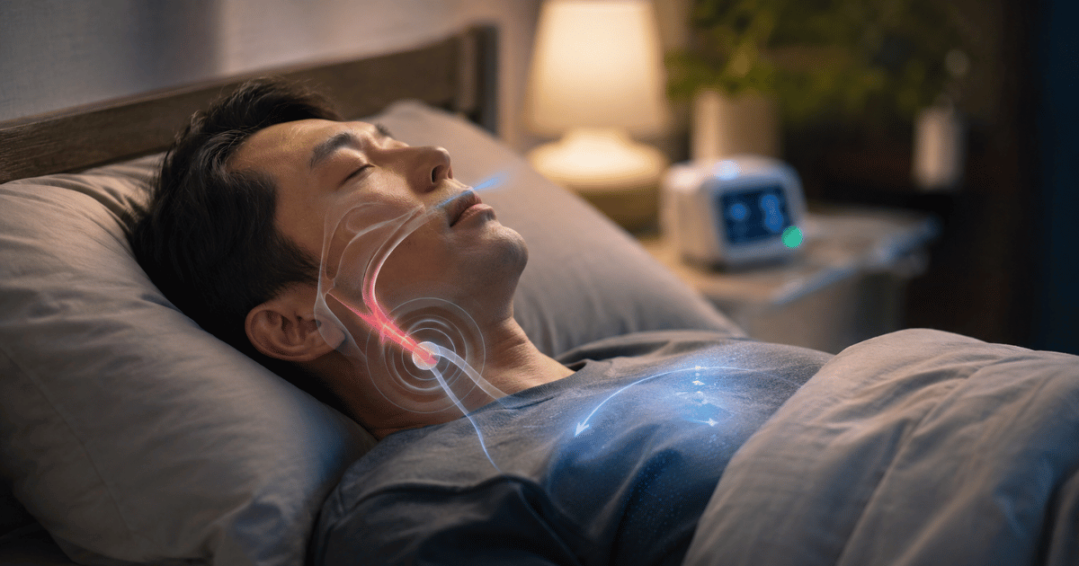 睡眠時無呼吸症候群で呼吸が止まってもなぜ死なない?体の防御反応と放置が危険な理由