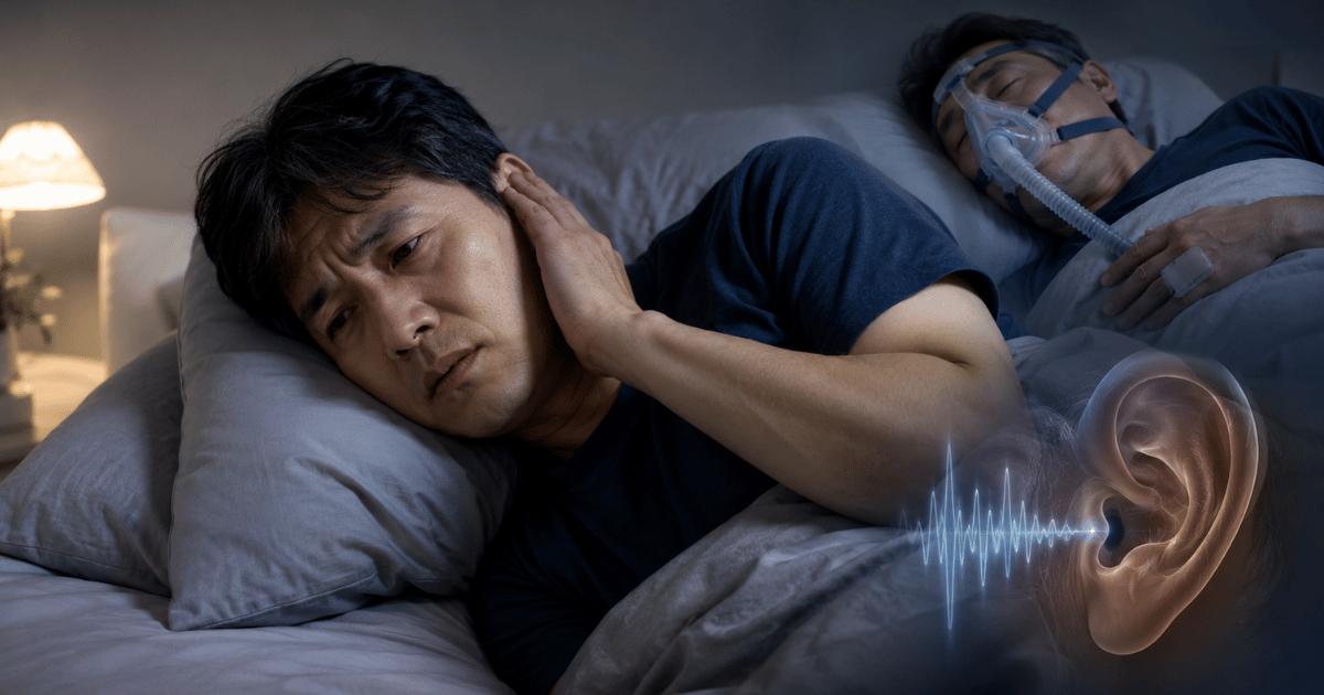 睡眠時無呼吸症候群で耳鳴りが起こる?酸素不足と睡眠の質低下が耳に与える影響