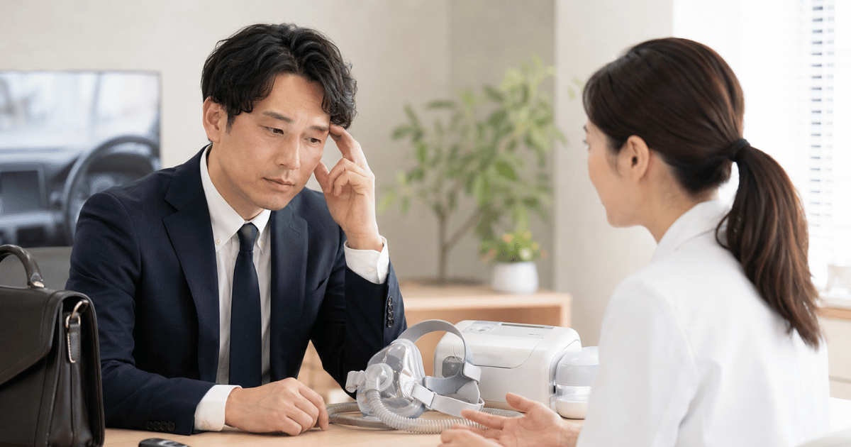 睡眠時無呼吸症候群は会社に報告すべき？就業制限・運転業務・仕事への影響と対応法