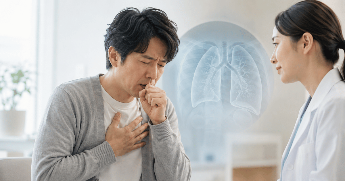 気管支炎を放置するとどうなる?後遺症のリスクと肺炎・COPD への重症化を防ぐために